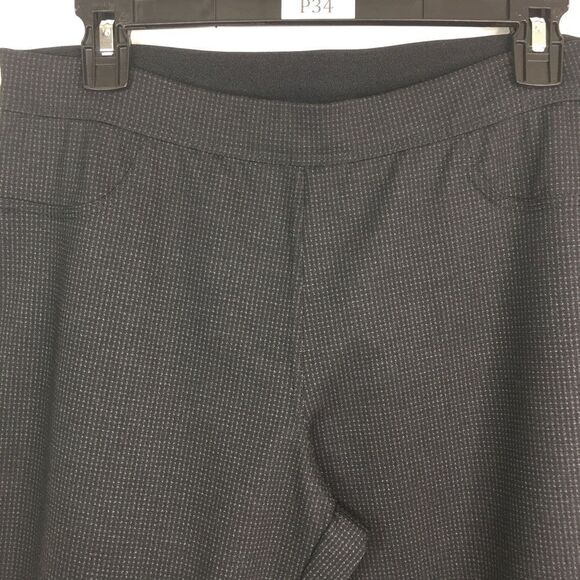 Max Studio Womens Size Large Charcoal Black Pull On Pants - Picture 6 of 11